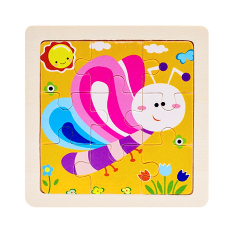 Wooden Jigsaw Puzzles Kids Activity